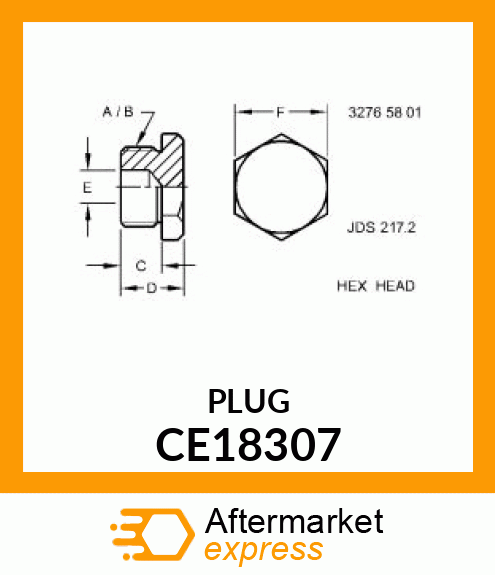 Fitting Plug CE18307