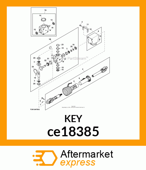 KEY, WOODRUFF ce18385