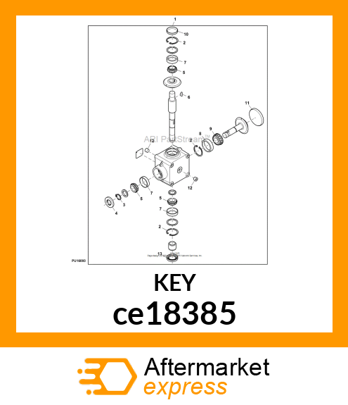 KEY, WOODRUFF ce18385