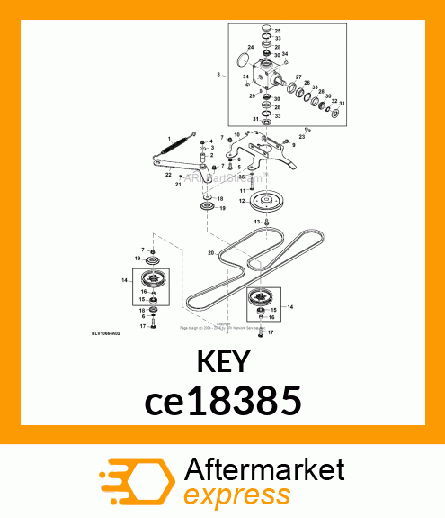 KEY, WOODRUFF ce18385