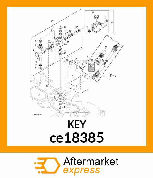 KEY, WOODRUFF ce18385