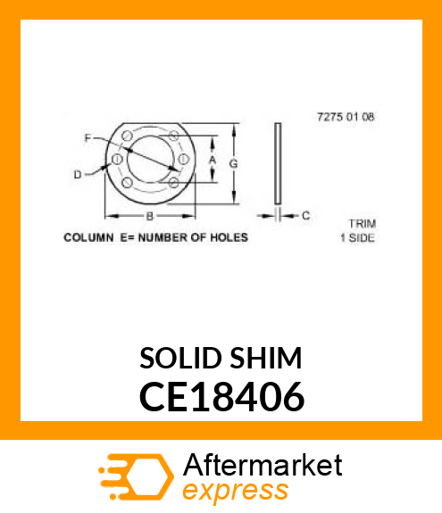 SOLID SHIM CE18406