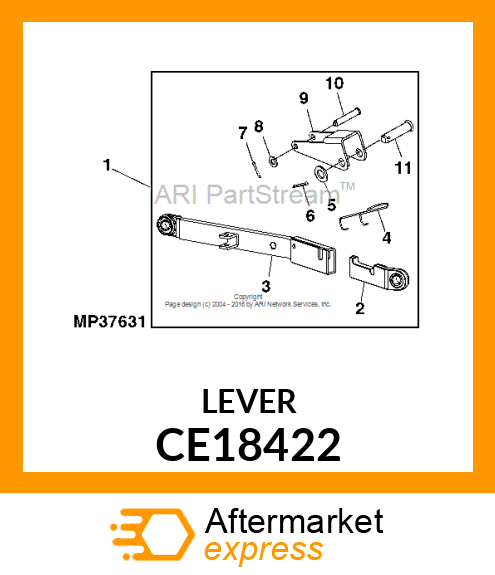 CONTROL LEVER CE18422