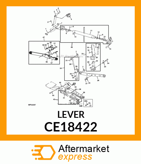 CONTROL LEVER CE18422