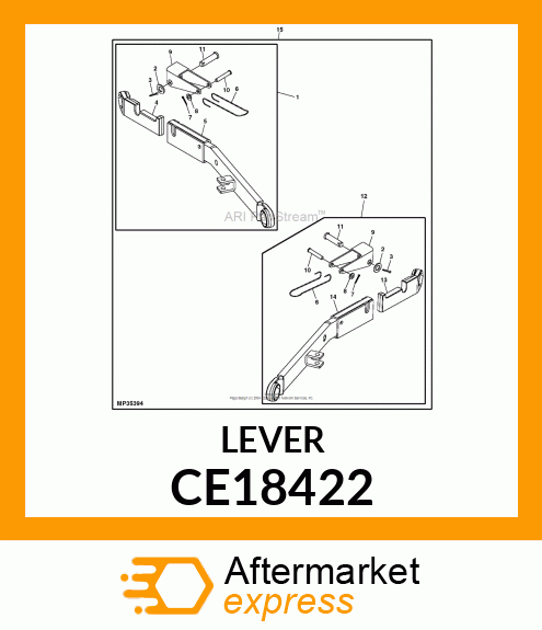 CONTROL LEVER CE18422