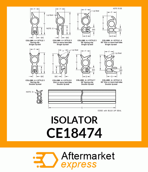 ISOLATOR CE18474