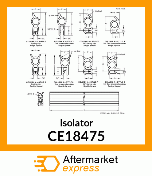 Isolator CE18475