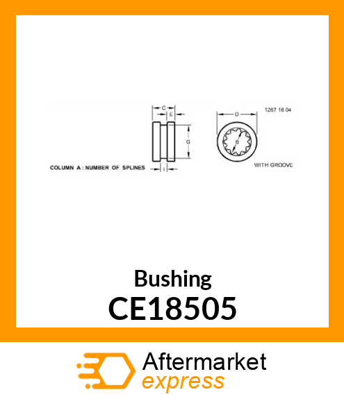 Bushing CE18505