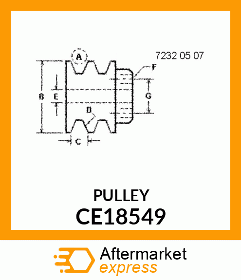 Pulley CE18549