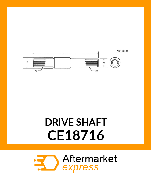 Drive Shaft CE18716