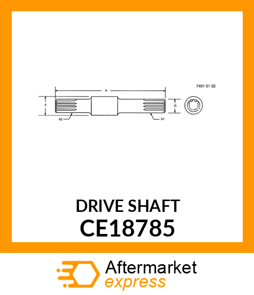 Drive Shaft CE18785