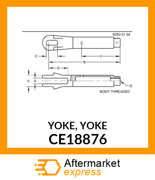 YOKE, YOKE CE18876