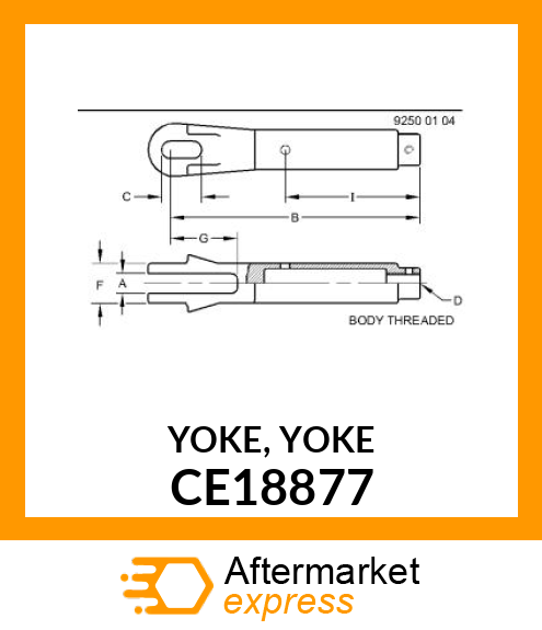 Yoke Link End CE18877