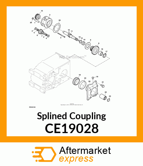 Splined Coupling CE19028