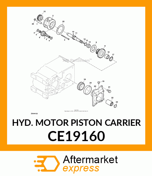 Hyd. Motor Piston Carrier CE19160