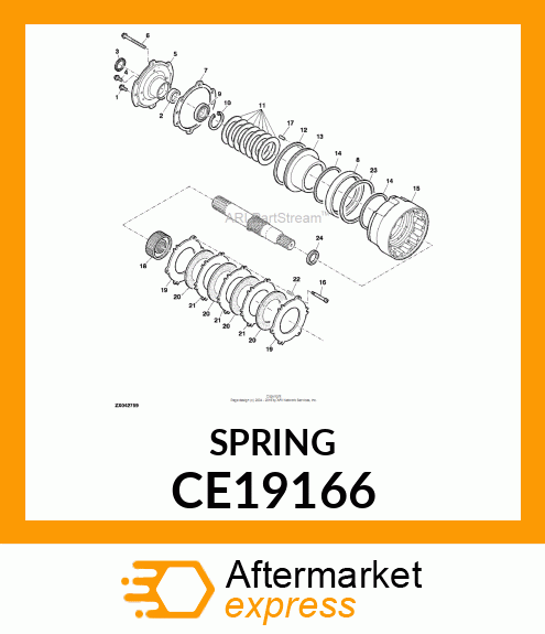 SPRING CE19166