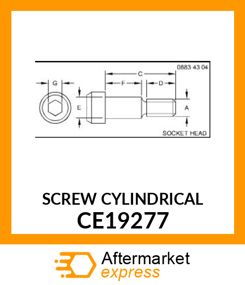 SCREW CYLINDRICAL CE19277