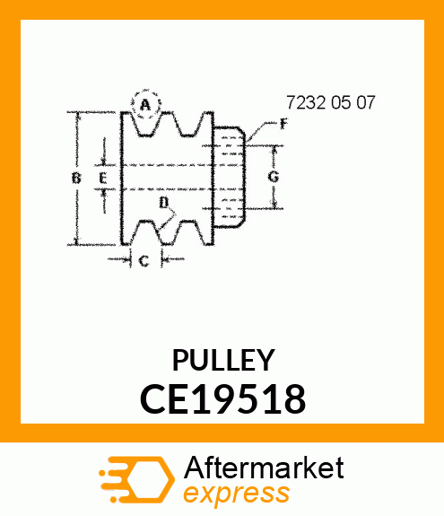 PULLEY CE19518