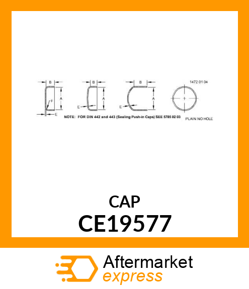 CAP RUBBER COVERED ( D=55, B=10) CE19577