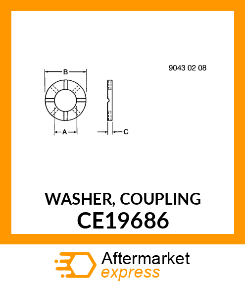 WASHER, COUPLING CE19686