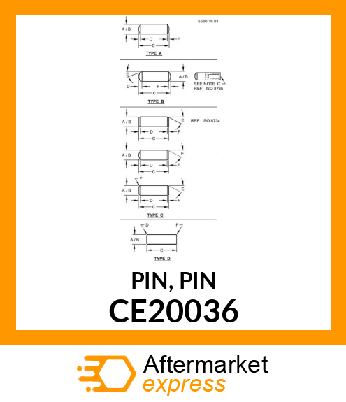 PIN, PIN CE20036