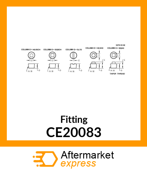 Fitting CE20083