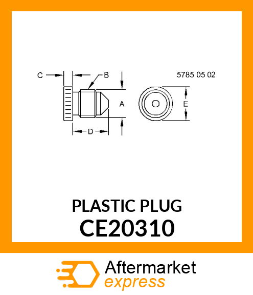 PLASTIC PLUG CE20310