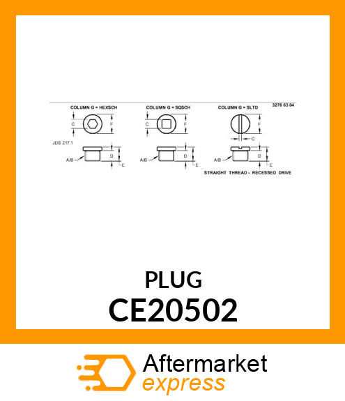 Drain Plug CE20502