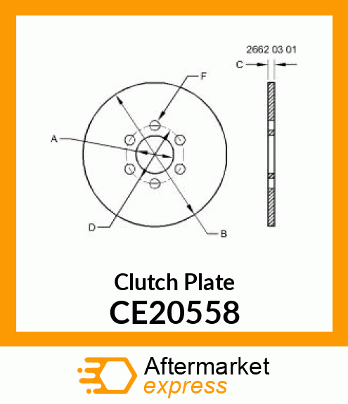 Clutch Plate CE20558