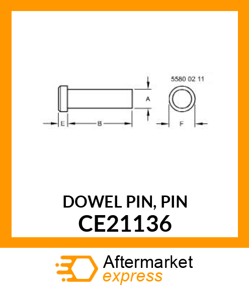 DOWEL PIN, PIN CE21136