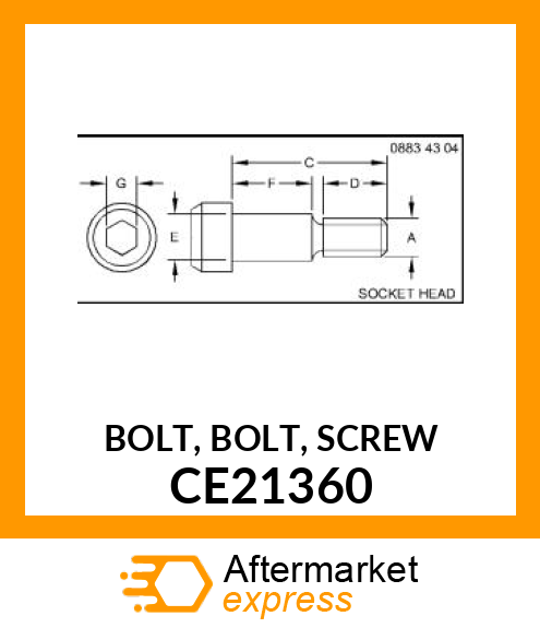 BOLT, BOLT, SCREW CE21360