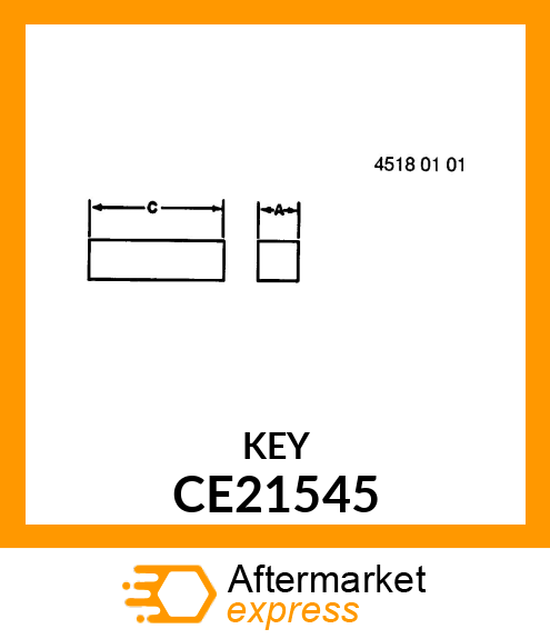 Shaft Key CE21545