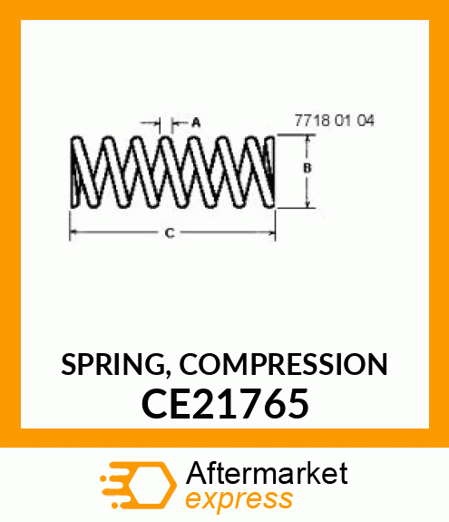 SPRING, COMPRESSION CE21765