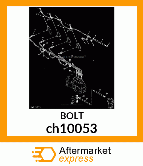 BOLT W/HEX HEAD ch10053