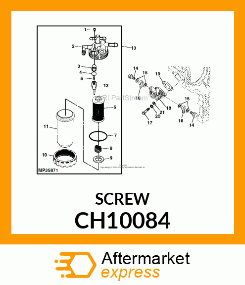 SCREW CH10084