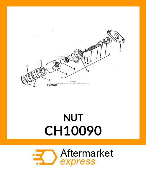 Nut CH10090