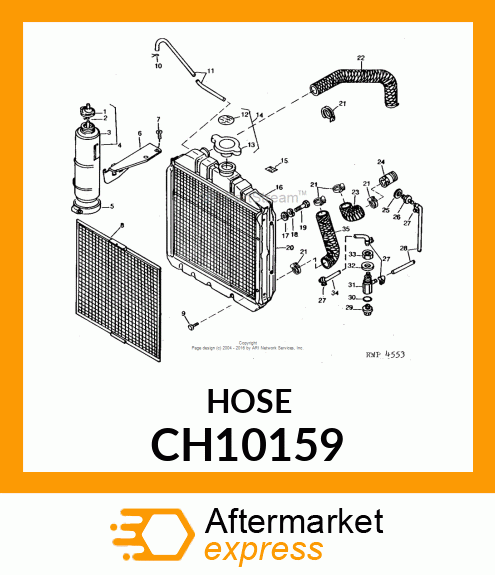 Radiator Hose CH10159