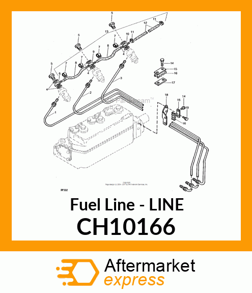 Fuel Line - LINE CH10166