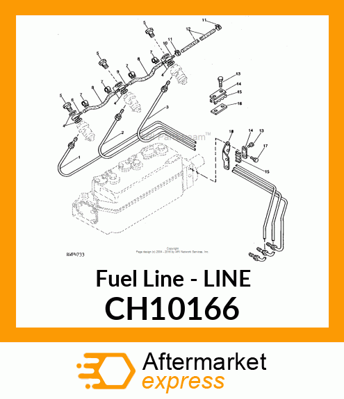 Fuel Line - LINE CH10166