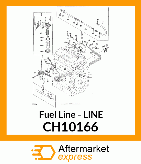 Fuel Line - LINE CH10166