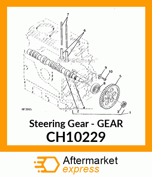 Steering Gear - GEAR CH10229