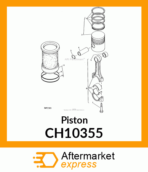 Piston CH10355