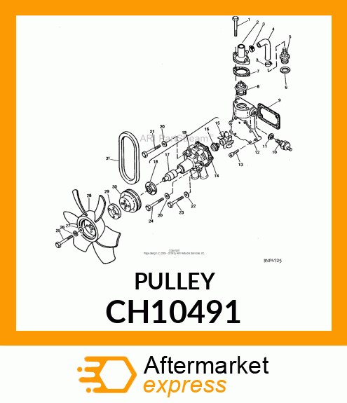 Pulley CH10491