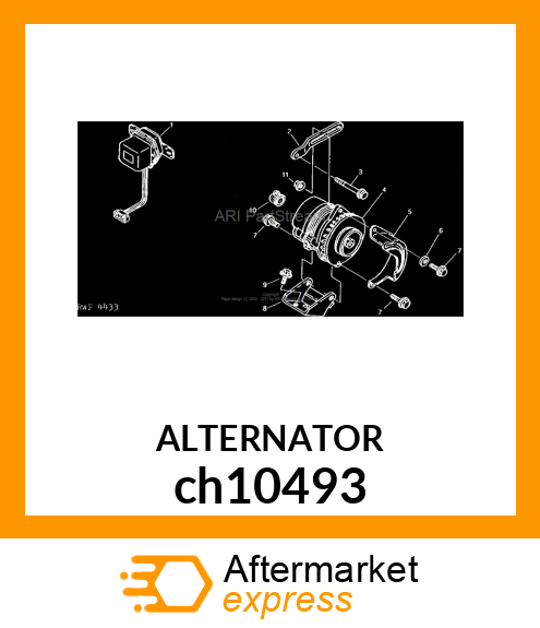 ALTERNATOR ch10493