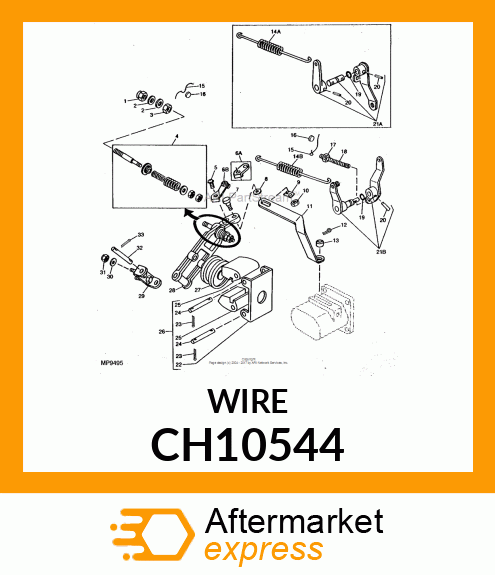 Spare part CH10544 + Wire