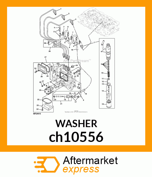 GASKET, SENSOR ch10556