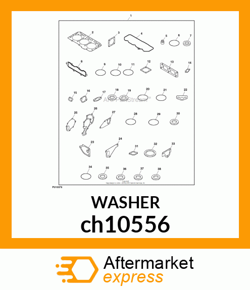 GASKET, SENSOR ch10556