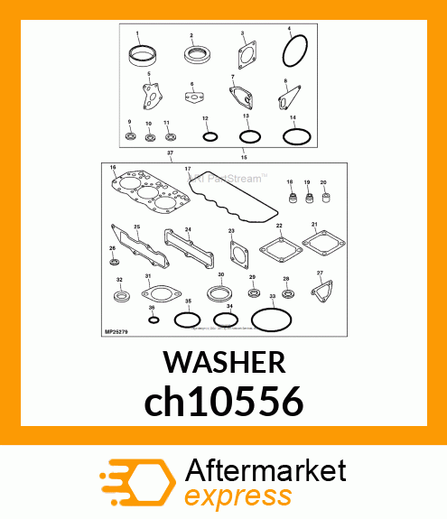 GASKET, SENSOR ch10556