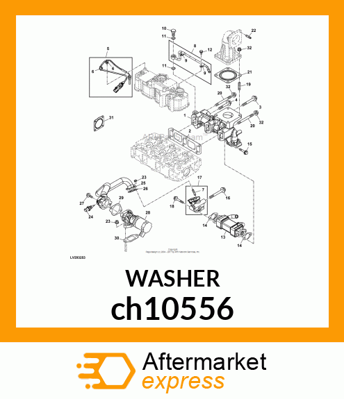 GASKET, SENSOR ch10556