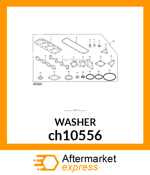 GASKET, SENSOR ch10556